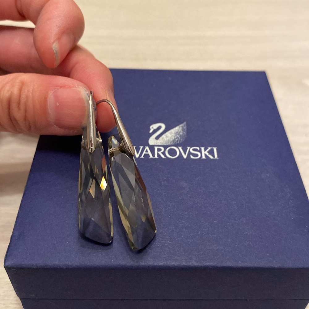 Swarovski drop earrings